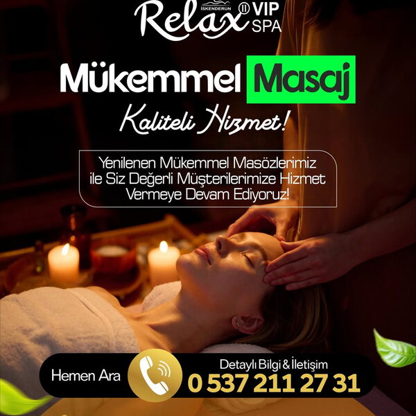 İskenderun Relax Spa Masaj Salonu 2 VIP Instagram