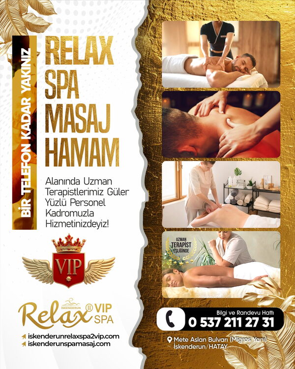 İskenderun Relax Spa VIP Masaj Salonu Instagram